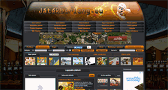 Desktop Screenshot of jatekbarlang.eu